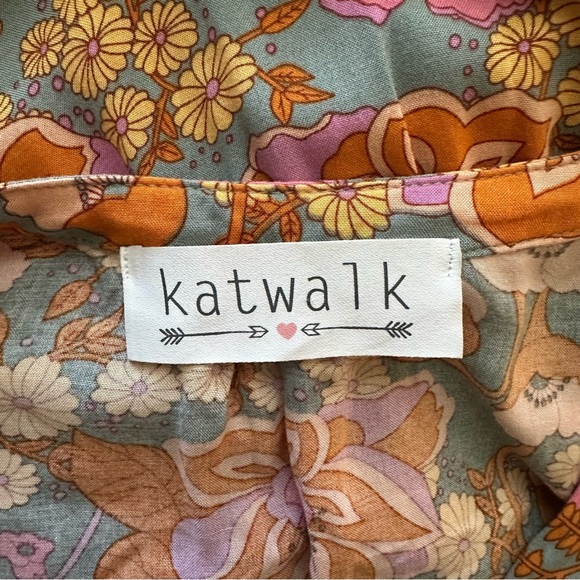 Katwalk Boutique Boho Floral Mini Dress - Picture 8 of 11